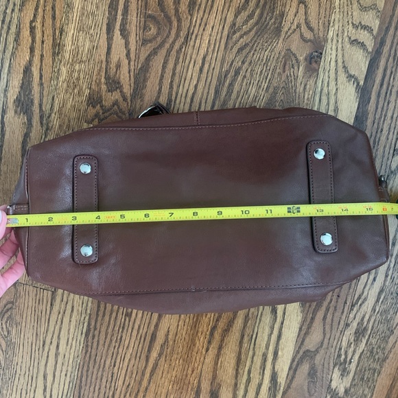 Coach Genuine Brown Leather Handbag - Picture 10 of 12